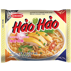 (ACECOOK) HAO HAO MỲ LĂN LIỀN GÀ 30X74G