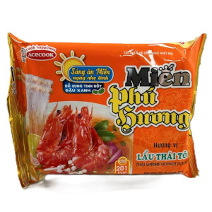 (ACECOOK) MIẾN PHÚ HƯƠNG VỊ LẨU THÁI TÔM 24X60G